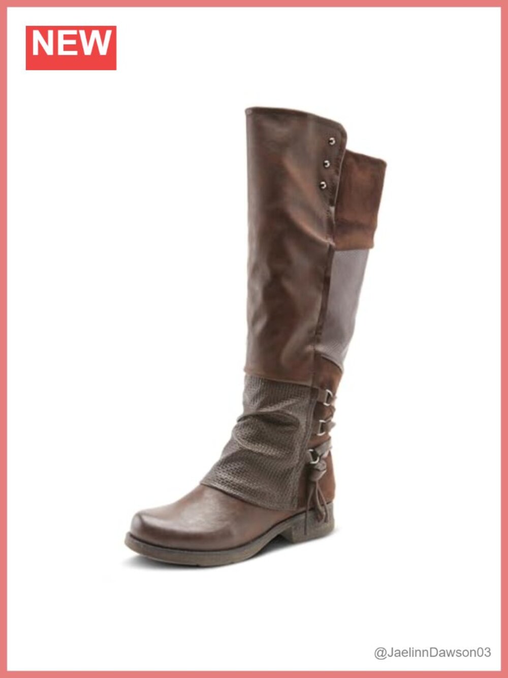 Knee High Vegan Leather Pull-On Boots with Zipper Closure